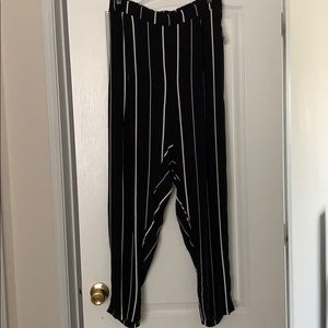 Charlotte Russe Pants Black and White